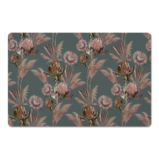 Protea Blooms Floor Mat